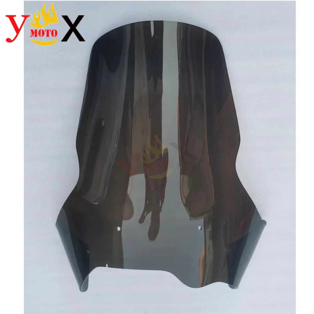 Smoke Motorcycle 4MM 50CM Windscreen Windshield Front Deflector Wind Glass For BMW F650GS F750GS F800GS 2008-2016 (Not ADV)