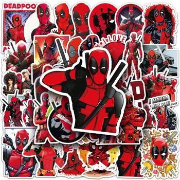 10/30/50 adet Avengers Deadpool çıkartmalar Anime çıkartmaları DIY dizüstü telefon dizüstü kaykay bisiklet dekorasyon su geçirmez çocuklar oyuncak