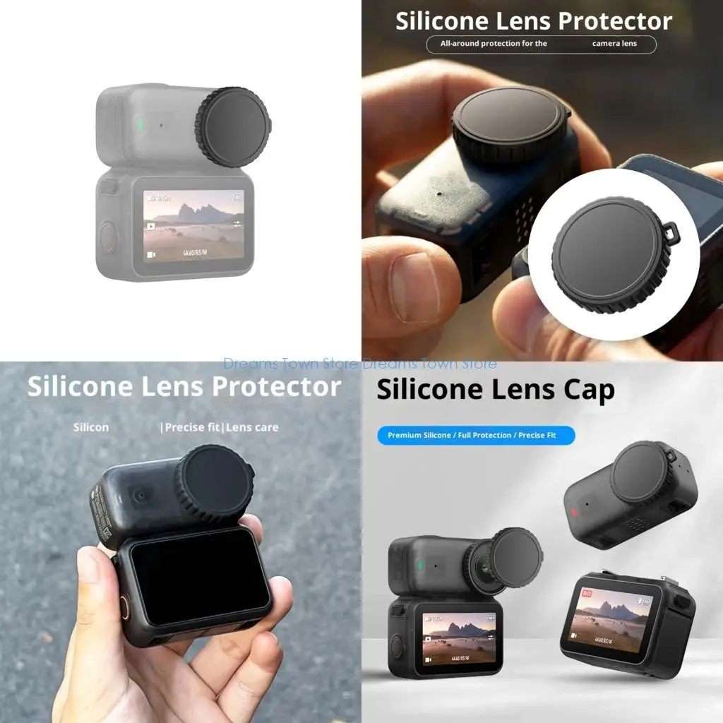 

HX6A Lens Cap Replacement for Sports Camera Lens Protective Scratch Proof