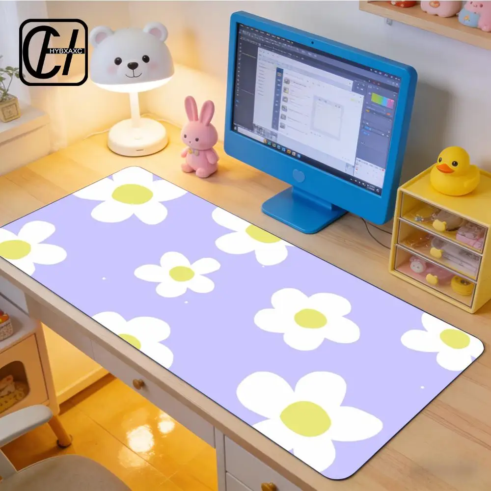 

Various Flowers Kawaii Mouse Pad For Office Gaming And Keyboards Non-Slip Large Waterproof