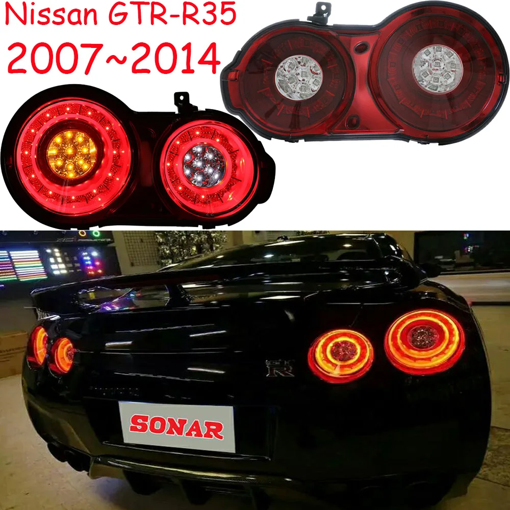 Car taillamp for Nissan GTR Taillight R35 GT-R GT R 2007~2014y car accessories LED car tail lamp for GTR fog reverse light