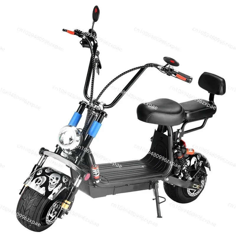 Electric vehicle folding men's and women's mini transportation driving battery car adult lithium battery pedal