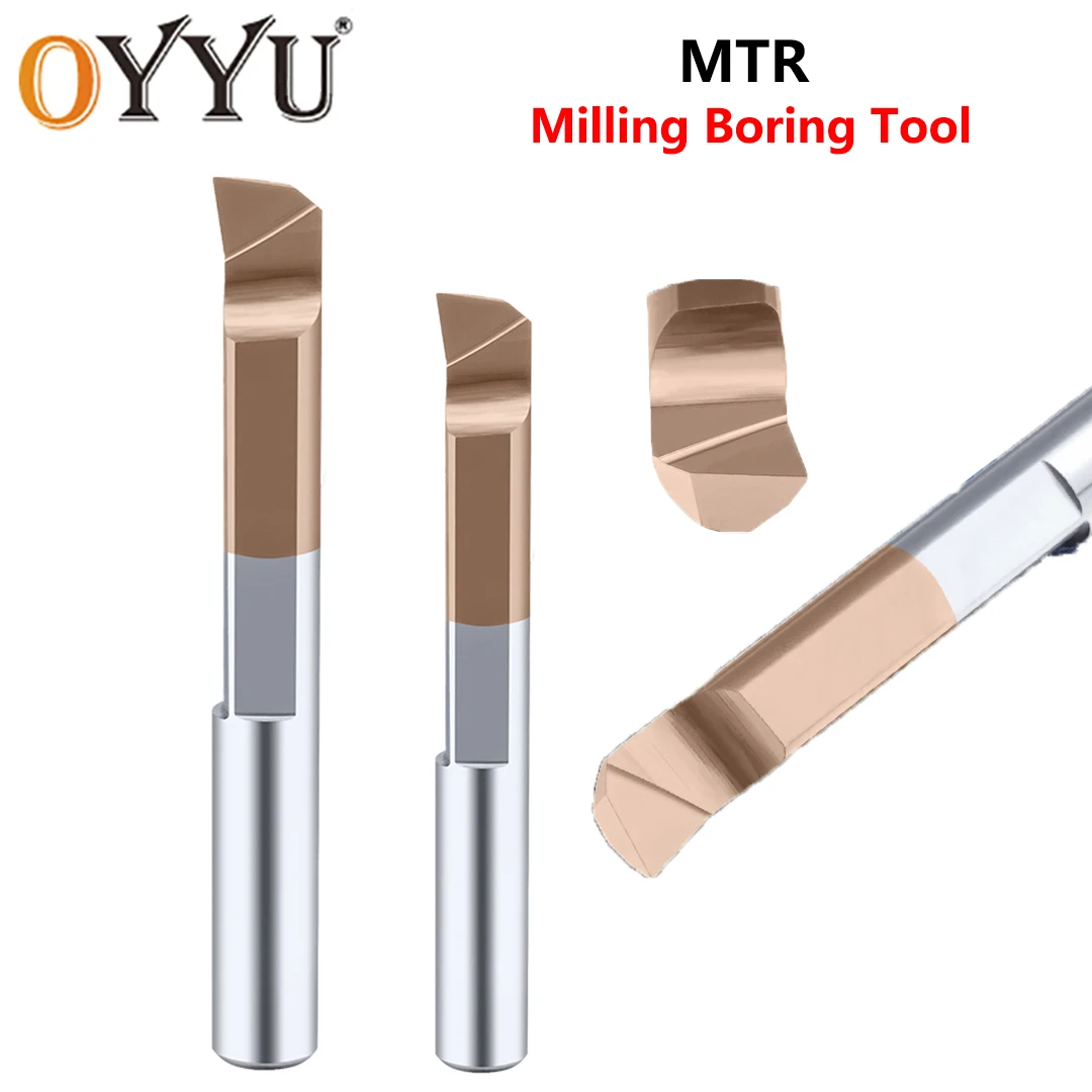 

OYYU MTR Internal Small Diameter Cutting Groove Boring Tools CNC Machine Carbide Boring Bar Hole Internal Turning Tool 0.8