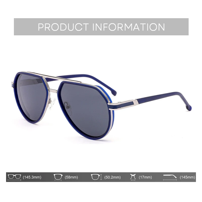 ZENOTTIC Metal Polarized Pilot Prescription Sunglasses For Unisex Popular Uv400 Protection Corrective Sun Glasses RTM3503 - Image 4