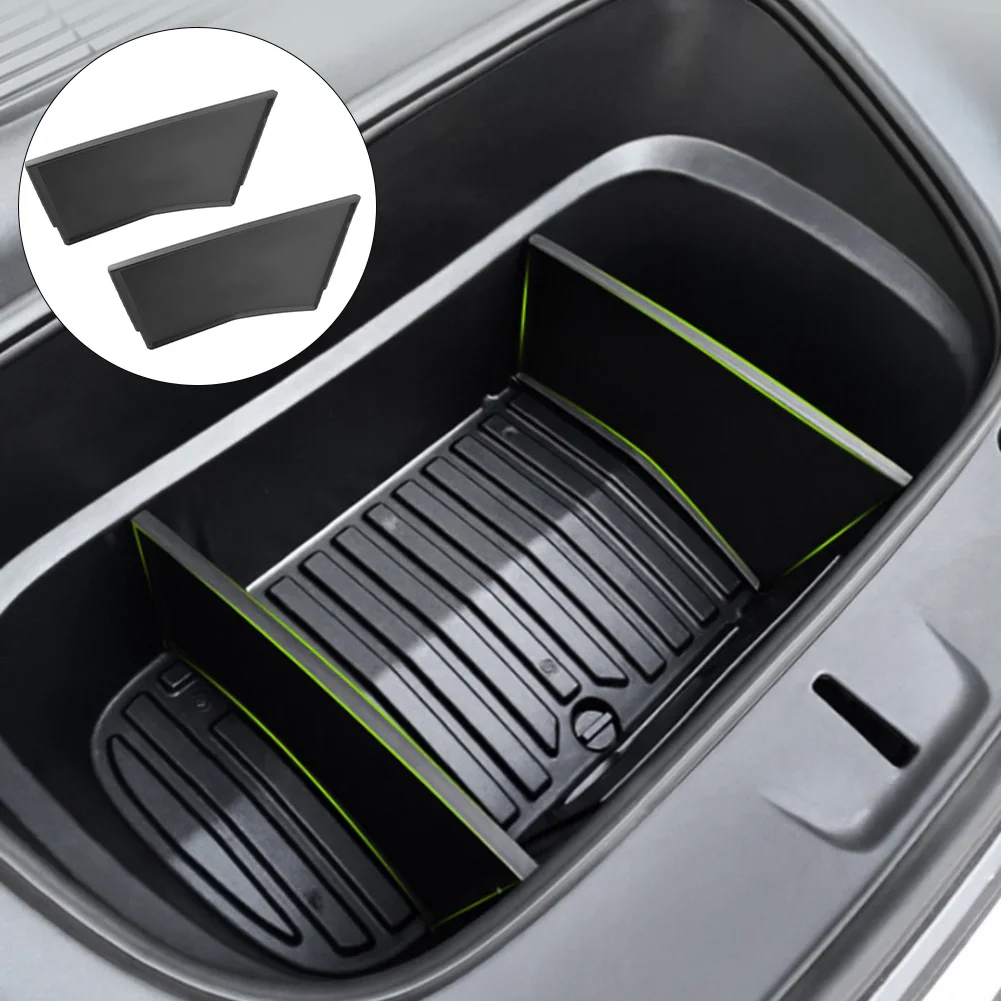 Front Trunk Storage Box Partition Organizer Divider Baffle Cargo Cover Protector Board For Tesla For Model Y For Juniper 2025