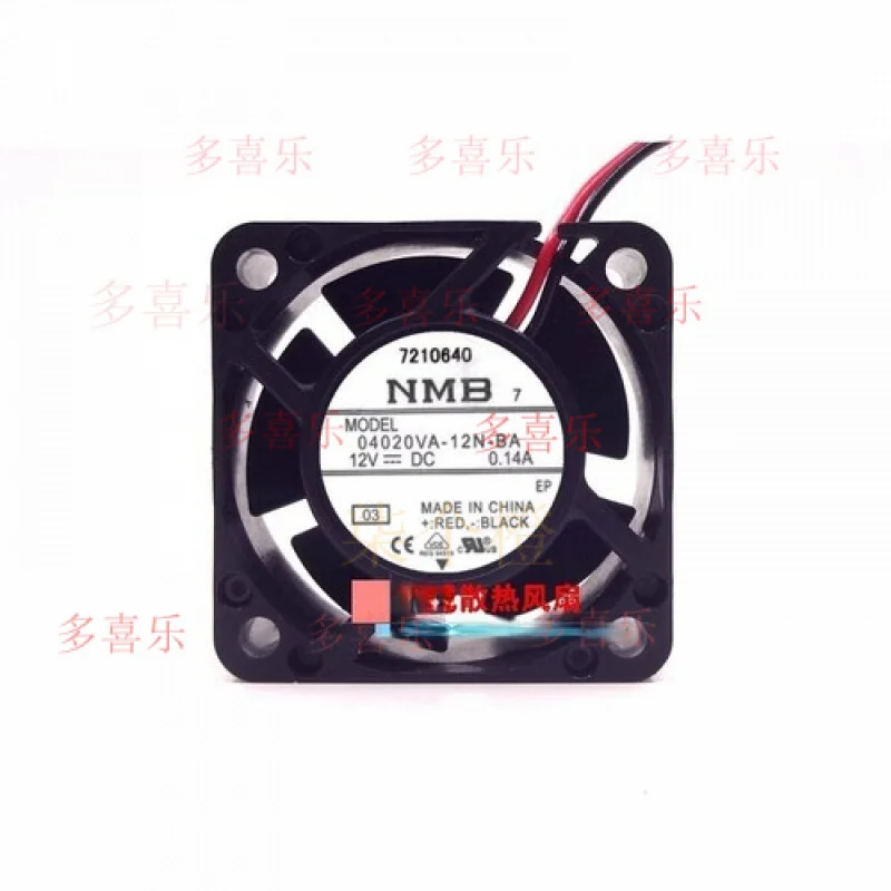 

EE для NMB 04020VA-12N-BA 12 В 0,14 А 4 см 4020 2-проводной вентилятор охлаждения корпуса