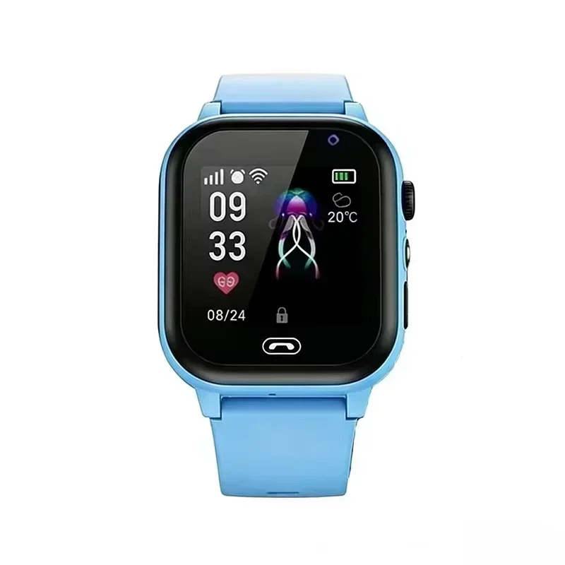 Lenovo Kinder GPS Wasserdichte Smartwatch 4G SIM-Karte Anruf Kamera Mini Elektronische Uhr Geburtstagsgeschenk für Kinder 2026 Neu