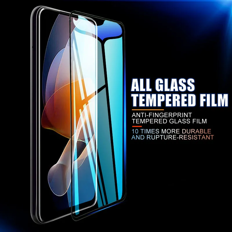 Full Cover For Xiaomi Redmi Note 10 lite Pro Max 4G 5G Tempered Glass For Redmi 10A 10C 10S 10T 4G5G Screen Protector Glass Film