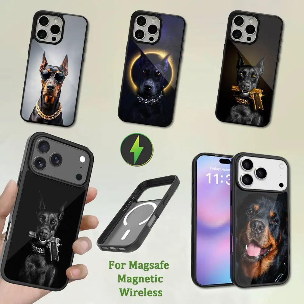 

Doberman Dogs Pet Phone Case For iPhone 13,12,11,16,15,17,14,Pro,Max,Plus,Mini,Magsafe,Magnetic Wireless Charging