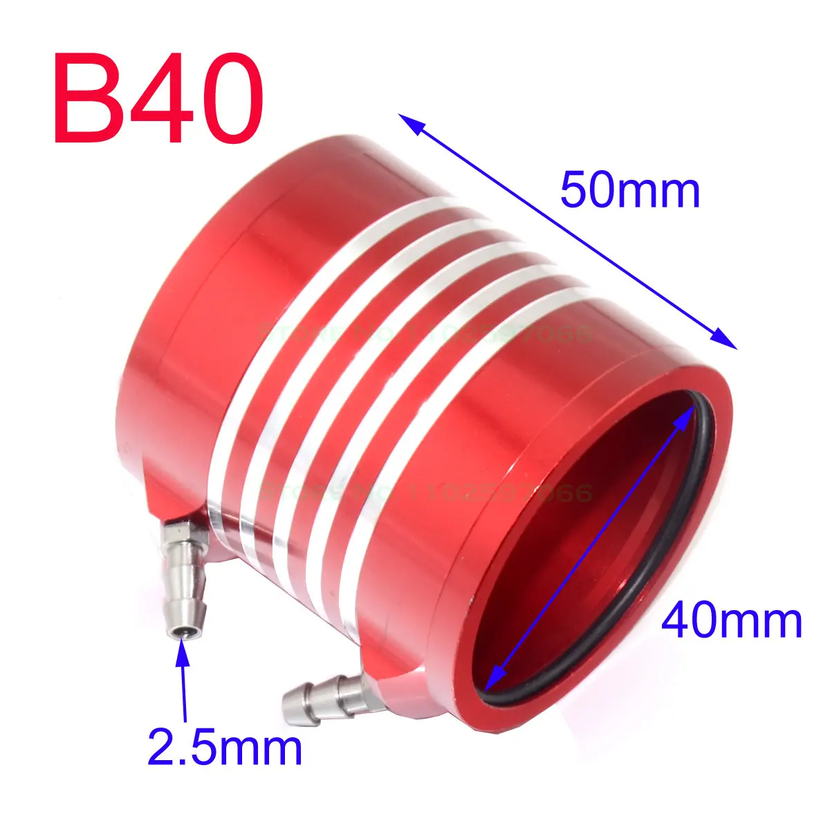 Rc Boat CNC Marine Motor Water Cooling Jacket for B20/B24/B28/B29/B36/B40 ID 20/24/28/29/36/40mm RC Boat Brushless Motor