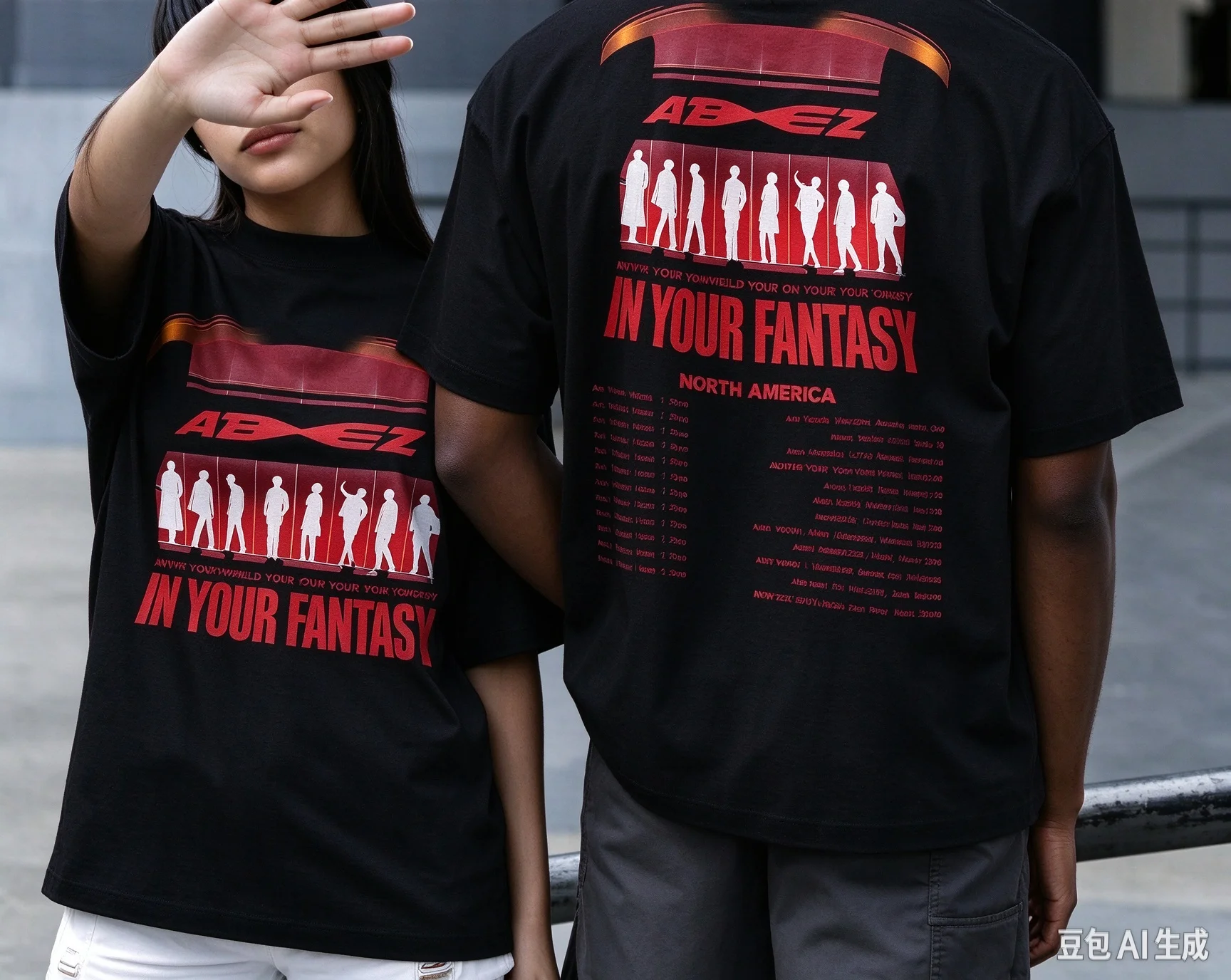 2026 ATEEZ in Your Fantasy North America Tour T Shirt Unisex Kpop Fan Merch Short Sleeve Cotton Tee Print