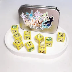 PTCG Pokemon Match Scoring Damage Counter Storage Box Board Role-playing Game Dice Jolteon Flareon Vaporeon Gift Wave 19