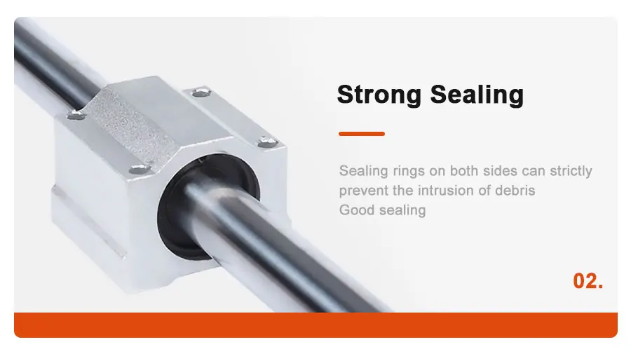 1pc SC8LUU SCS8LUU 8mm Long Type Linear Ball Bearing Block CNC Router With LM8LUU Bush Pillow Block Linear Shaft CNC 3D