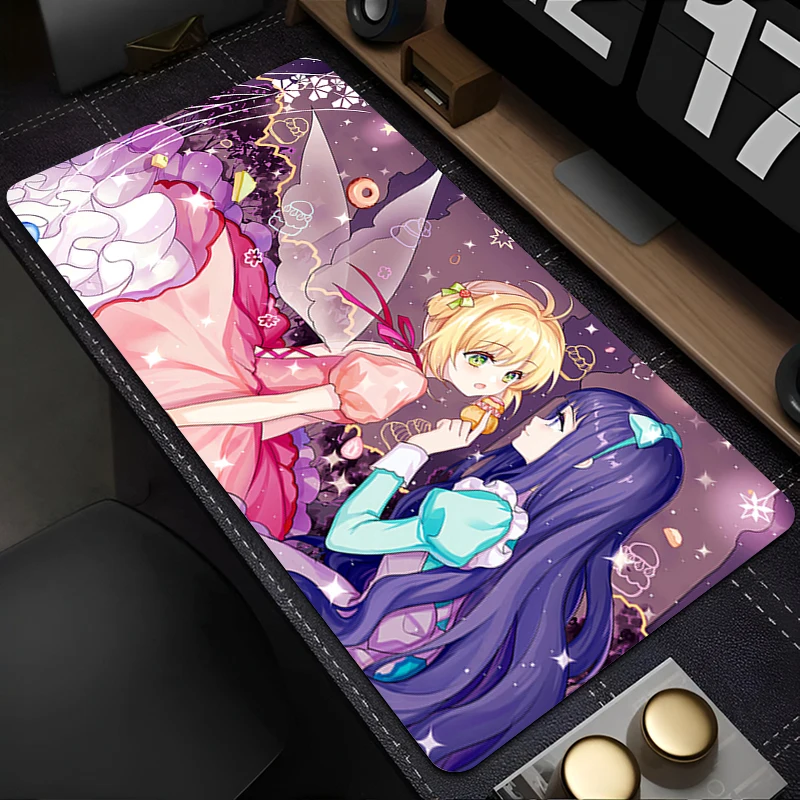 

Mousepad Laptop Mouse Pad Office PC Accessories Keyboard Pad Rubber Cup Mat Soft Mouse Mat Large C-card Captor Sakura Desk Mat