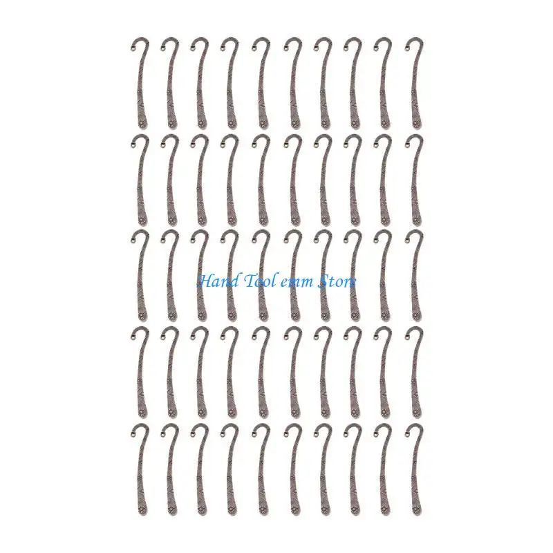 H37F Metal Hook Bookmarks Book Page Holder for Book Lover Teacher Student Reading