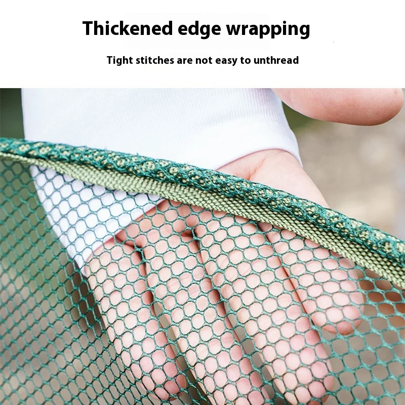 Open folding lifting net, carrying zither, fish bag, round shrimp net, fishing gear, fishing net