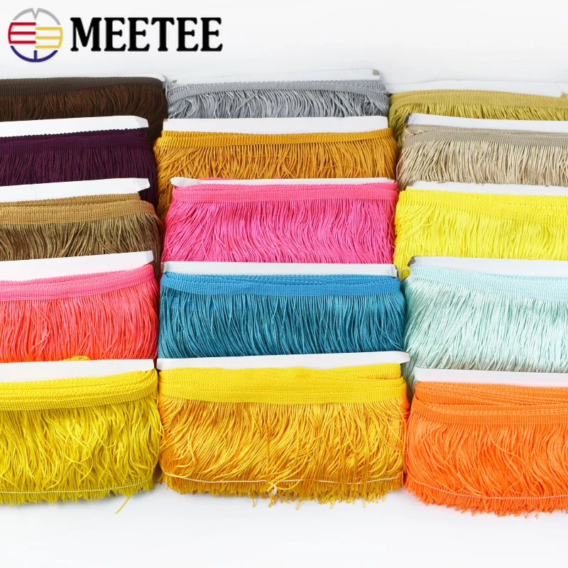 

5Meters 10-30cm Polyester Tassel Fringes Sewing Latin Dress Lace Trim Garment Curtain Decorative Trimming DIY Craft Accessories