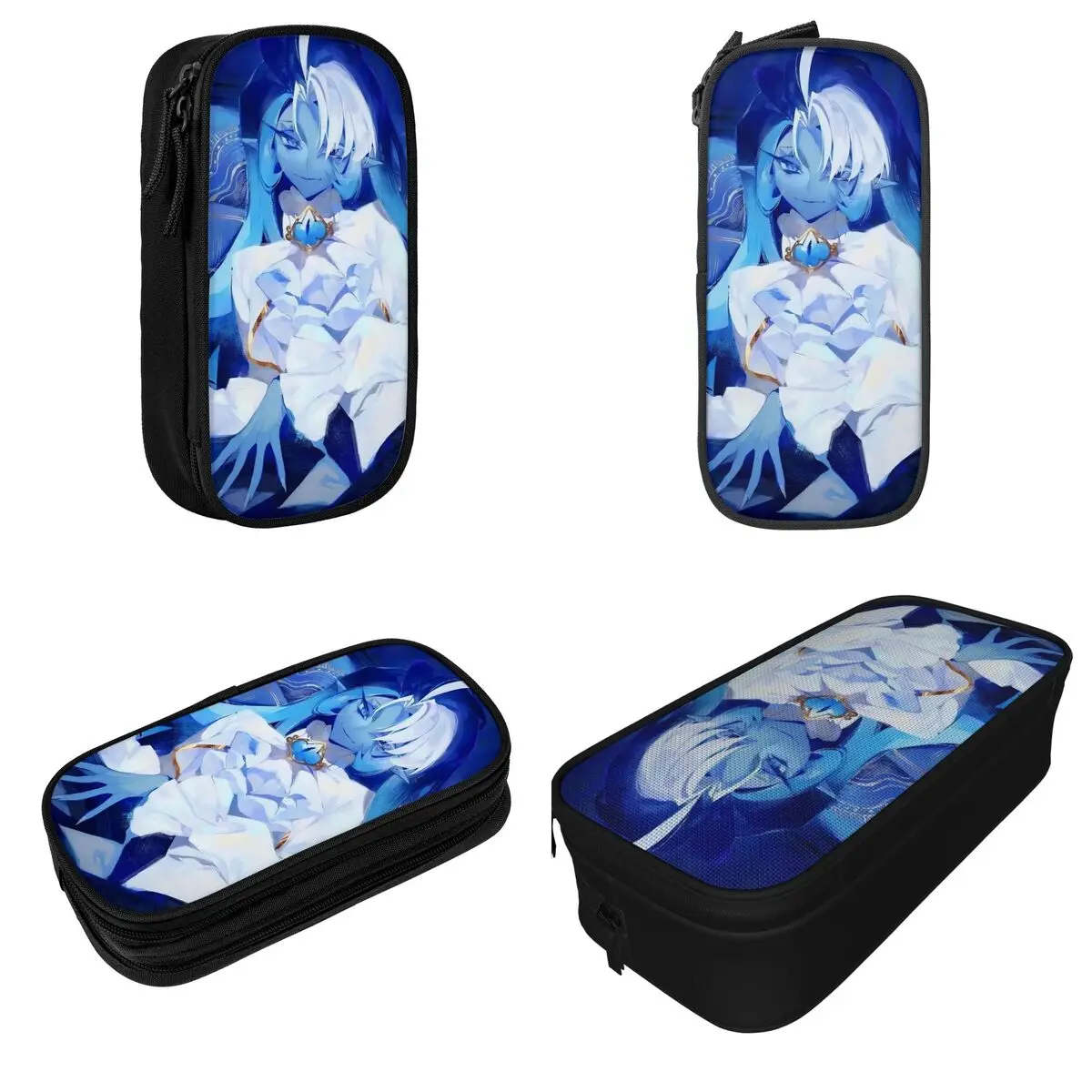 Anime Art Shadow Milk Cookie Run Kingdom Pencil Cases CRK Cartoon Game Pen Box Bags for Student Big Capacity Students School