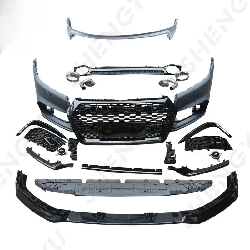 Heavy Duty Bumpers Grille Front Lip Rear Lip Body Kit Facelift Sport Style Universal Fit Car Auto Exterior Guard