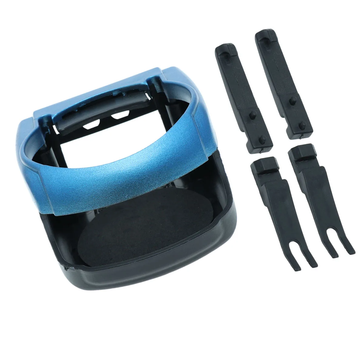 

Держатель для напитков на воздуховод автомобиля, синий, 10x8x6 см, подстаканник для авто, устанавливается на горизонтальный воздуховод, защита от проливания, универсальный размер