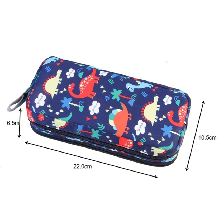 Pencil Cases Dinosaur Korean Stationery Piprnik Kawaii High Capacity Cute School Accessories Estuches Escolares Trousse Scolaire