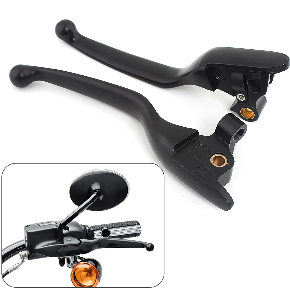 

2pc Motorcycle Accessory Brake Handle Motorbike Clutch Lever Replacement Part For Harley Touring Road Glide FLHR FLHRC 2008-2013