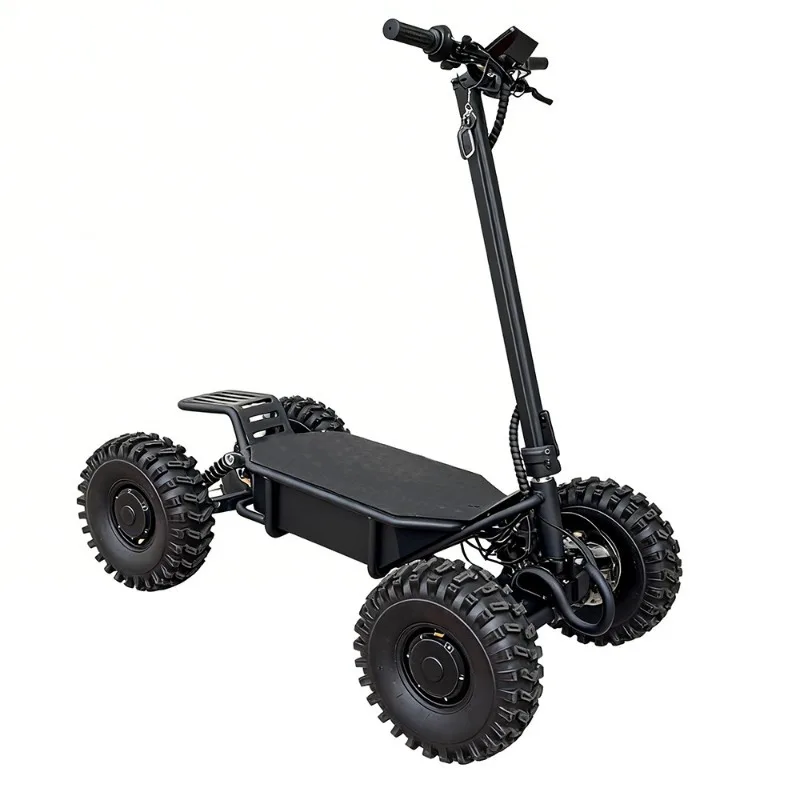 15-Inch four-wheel drive electric all-terrain vehicle off-road vehicle, beach car, four-wheel scooter, high power, long battery