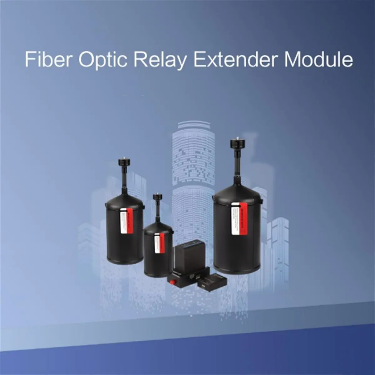 A85P 2km Aerial Optical Fiber Image Data Module Relay Extender Module for FPV Support Up to 20km of Wired Signal Transmission