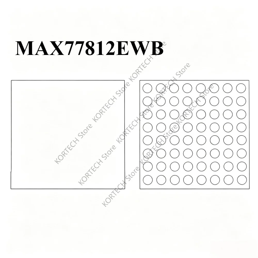 5pcs/Lot Brand new and original    MAX77812EWB MAX77812 For NS SWITCH console power IC BGA Chipset