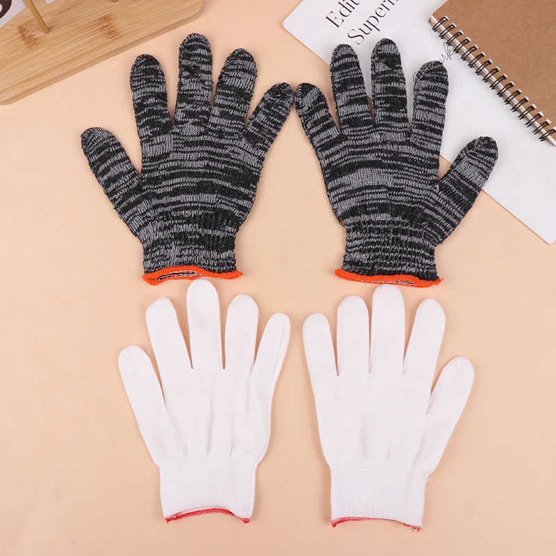 12Pairs Working Gloves Non-slip And Wear-resistant Construction Site Elastic Work Gloves Encrypted Labor Protection Gloves