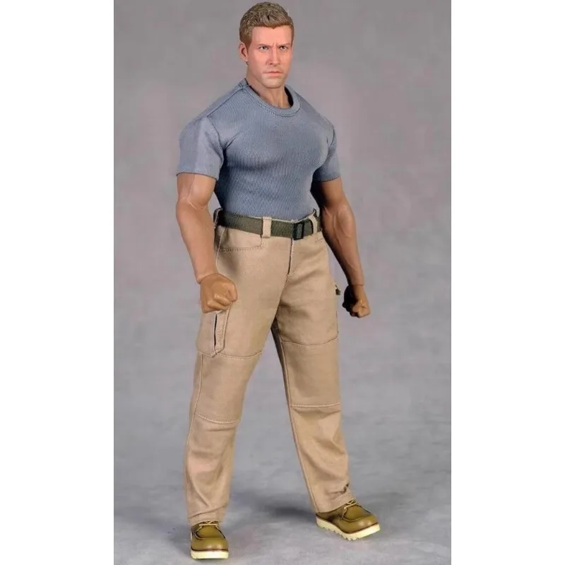 1/6 Schaal CC021 Mannelijke Action Figure Korte Mouwen Strakke T-shirt Kleding Model Fit 12 "Tbleague M34 M35 Sterke Musclur body