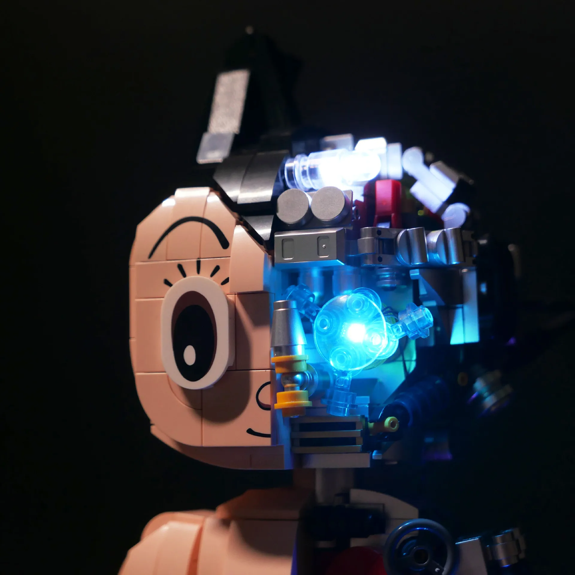 

Комплект светодиодных фонарей Building Block для модели робота Mecha 86203, аксессуары для освещения с дистанционным управлением, идеальный подарок для фанатов