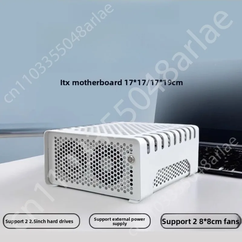 Computer Case Desktop ITX Small Chassis, Living Room Mini Horizontal Chassis Case Q3 Chassis