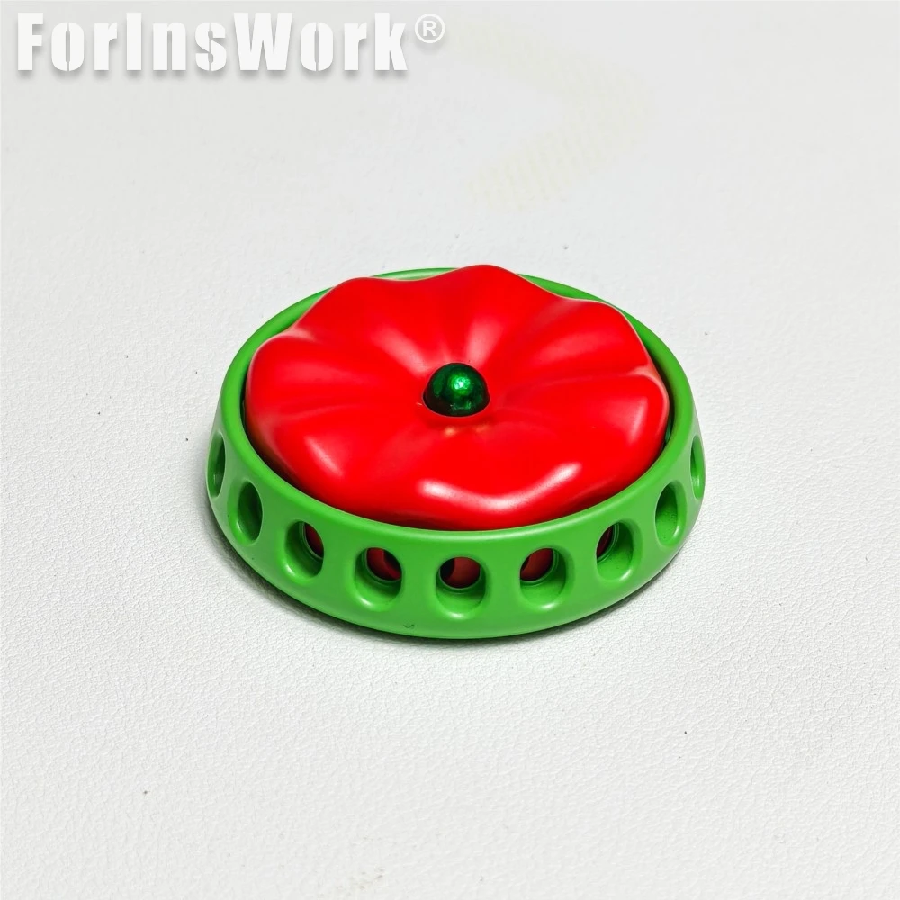 永遠の花ステンレス鋼セラミックコーティングされたローター回転計減圧おもちゃフィジェットおもちゃ大人のテーブルおもちゃ