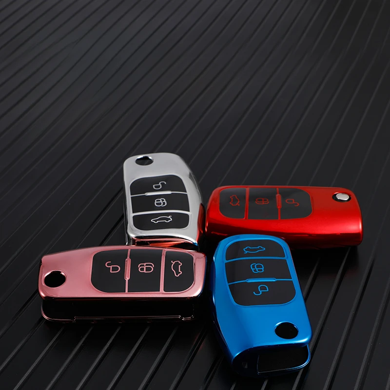 حافظة مفاتيح السيارة لسيارة فورد فييستا فوكس 2 Ecosport Kuga Escape Falcon B-Max C-Max Eco Sport Galaxy حقيبة مفاتيح شل حامل #3