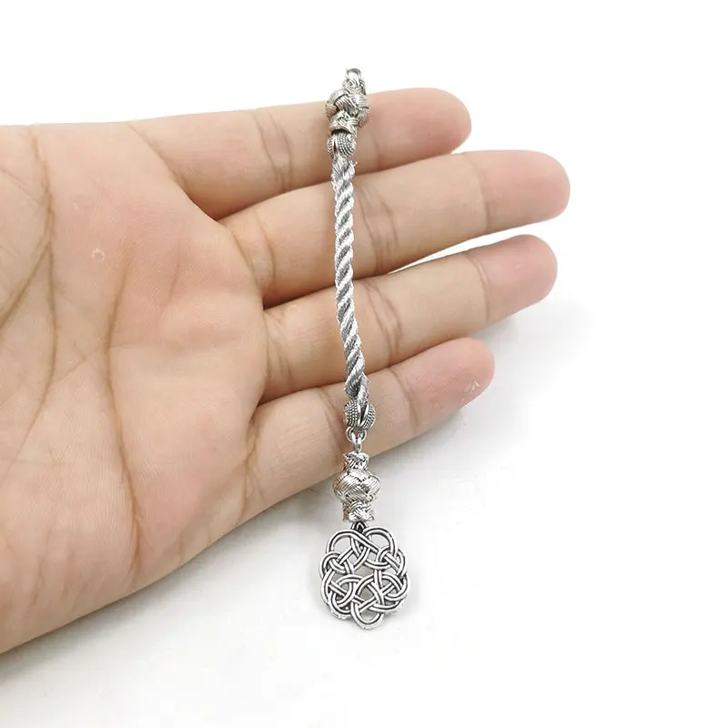Accessories for Tasbih silver color pendant bracelet DIY making