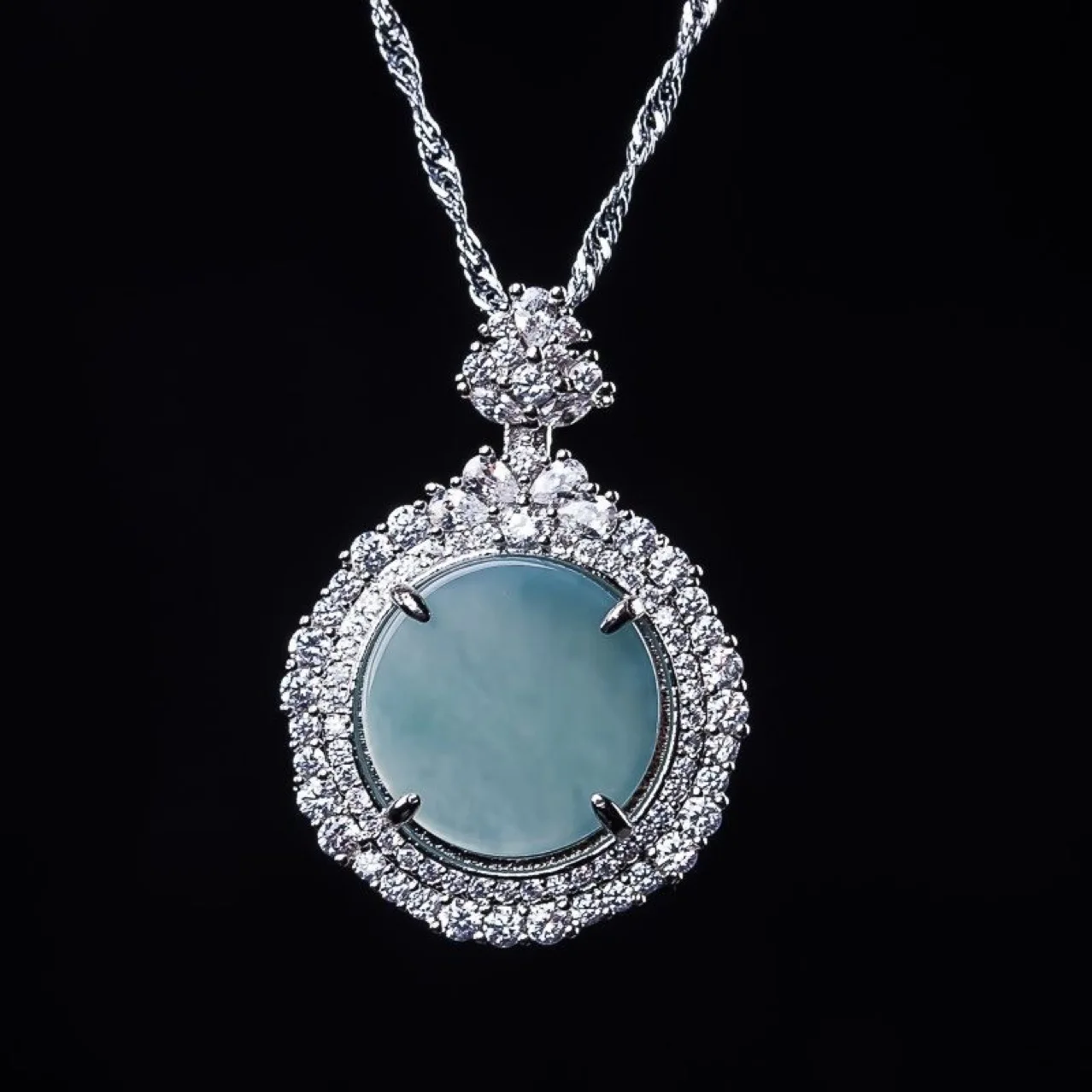 

Burmese Jadeite Pendant Necklace Gemstone 925 Silver Fashion Designer Real Jade Luxury Talismans Accessories Gifts for Women