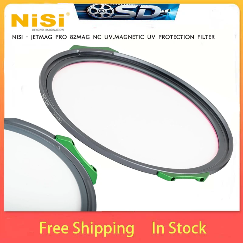 82mm NiSi JetMag Pro Magnetic NC UV Filter Blocks UV Under 390nm Nano Water Repellent Coating Camera Lens Protector