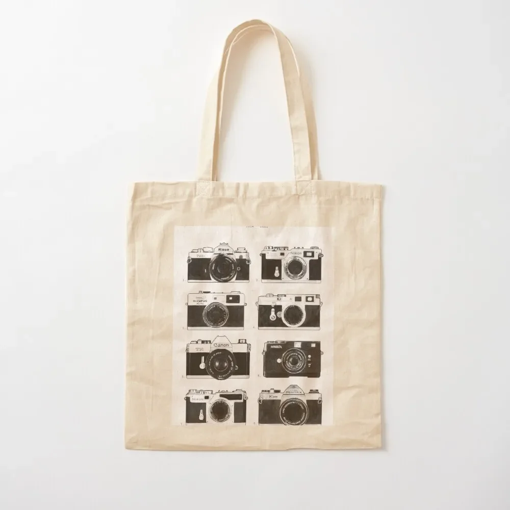 Vintage Cameras Collection Tote Bag canvas tote tote bag men's reusable grocery