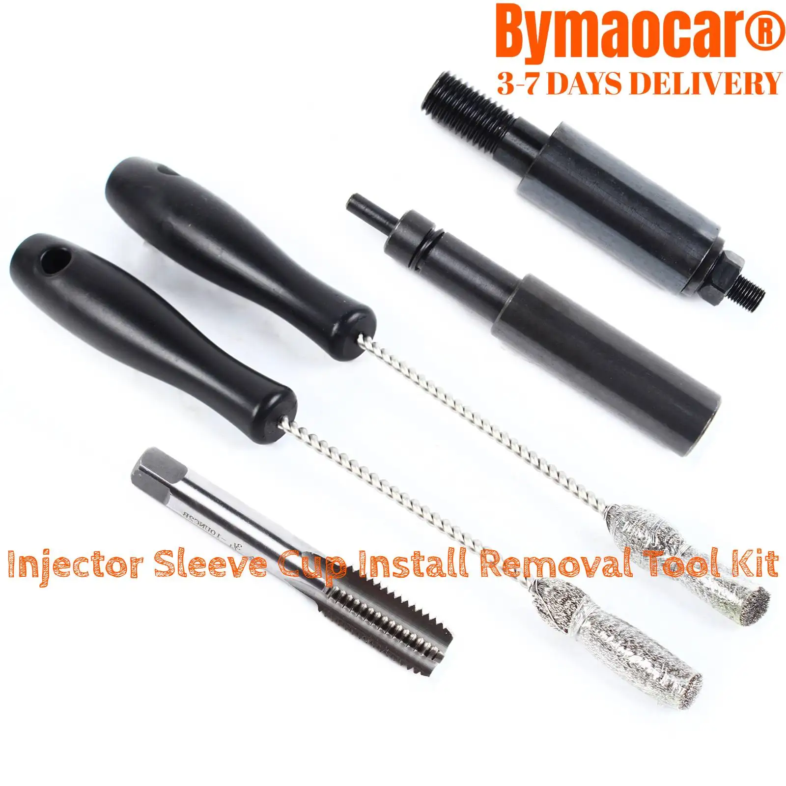 

Injector Sleeve Cup Install Removal Tool Kit, Cleaning Brush & Disassembly Tool, for 2003~2010 6.0l and 6.4l Engines