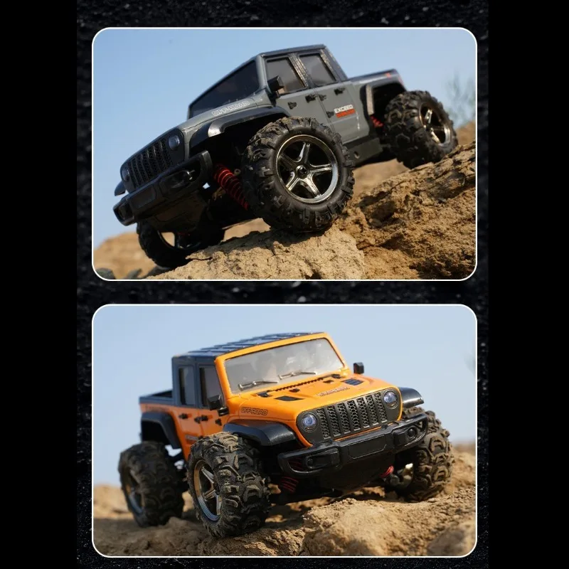 2.4GHz Off Road Auto telecomandata per bambini RC Auto giocattolo con batteria ricaricabile Assorbimento degli urti Arrampicata RC 4WD Auto Ragazzi regalo