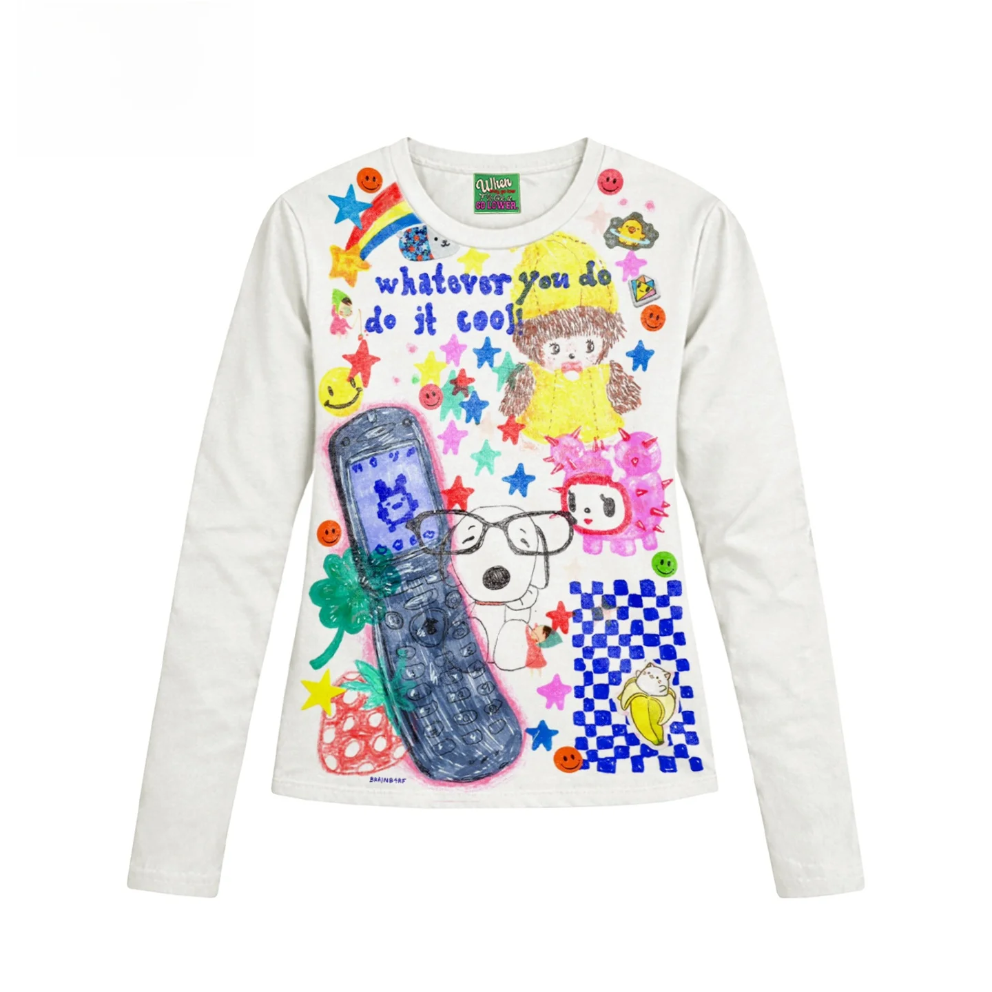 

JHYQ Unique Ins Style Unisex T-Shirt for College Students Dopaamine Y2K Spicy Girl Trendy Chinese Brand Fashion Accessories