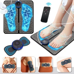 Ohio eur de pieds électrique EMS pliable, accessoires, stimulateur de muscles par impulsions, coussin de massage des pieds, instituts de relaxation, support, livraison directe