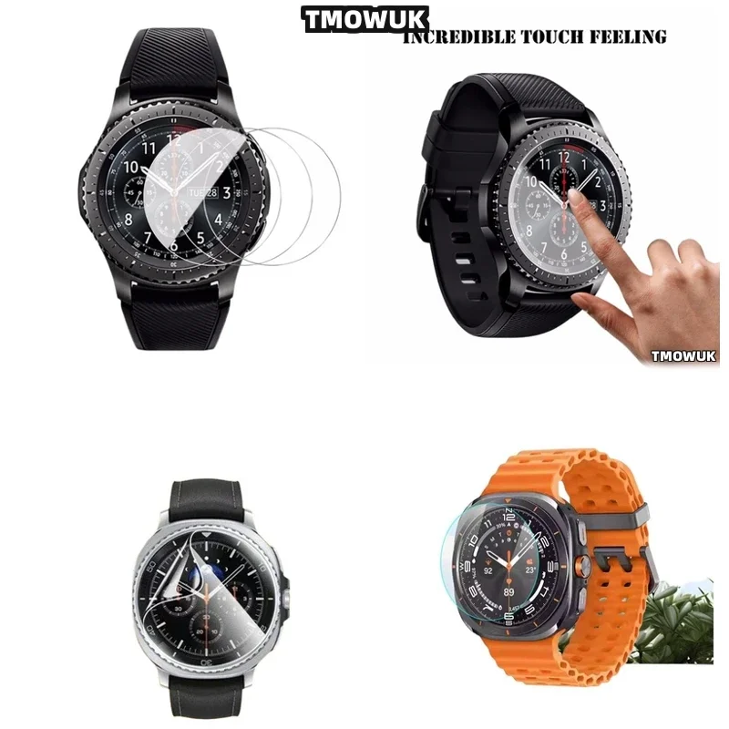 Película Protetora Ultrafina para Samsung Galaxy Watch 8 44mm 40mm Watch8 Classic com Dureza 9H e Revestimento Oleofóbico