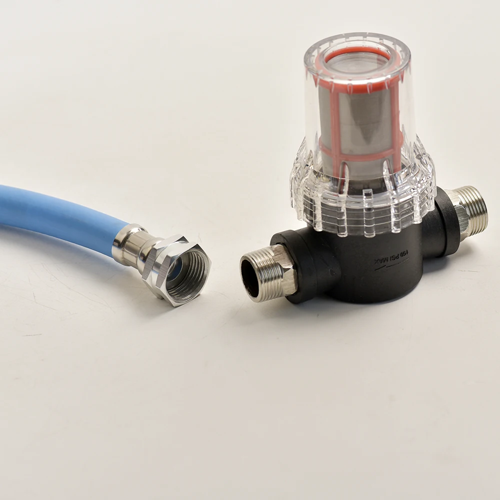1/2 3/4 1 Inch Male Threaded, Female to Male Thread Filters with 200 Mesh for Irrigation, Suitable for Washer Garden Pipes Farm
