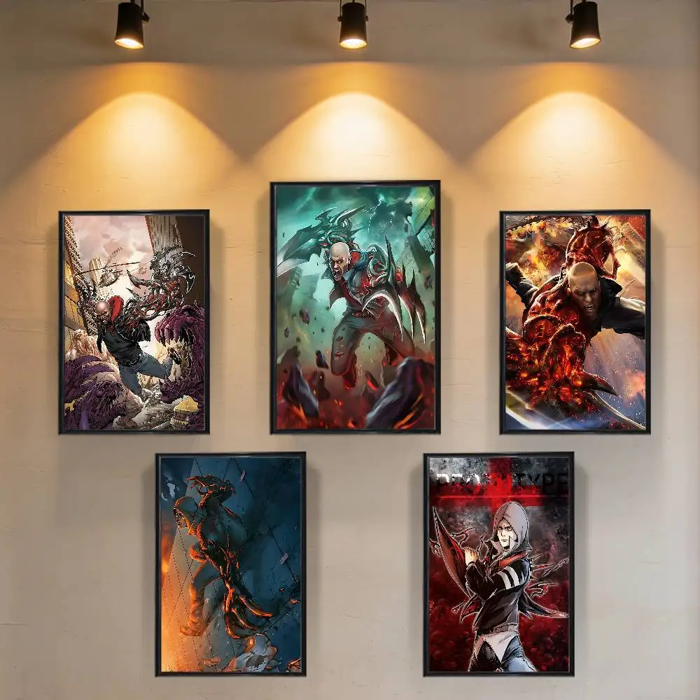 game James Heller J  Prototype Poster Trendy Wall Art For Coffee Office Bar Decoration Best Good Sticker Printed On PP Paper