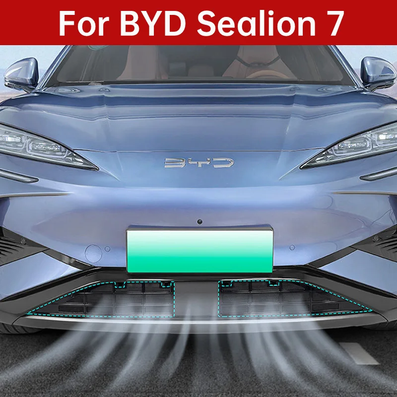 For BYD Sealion 07 EV Insect Screening Mesh Condenser Protective Net Grill Trim Exterior Accessories