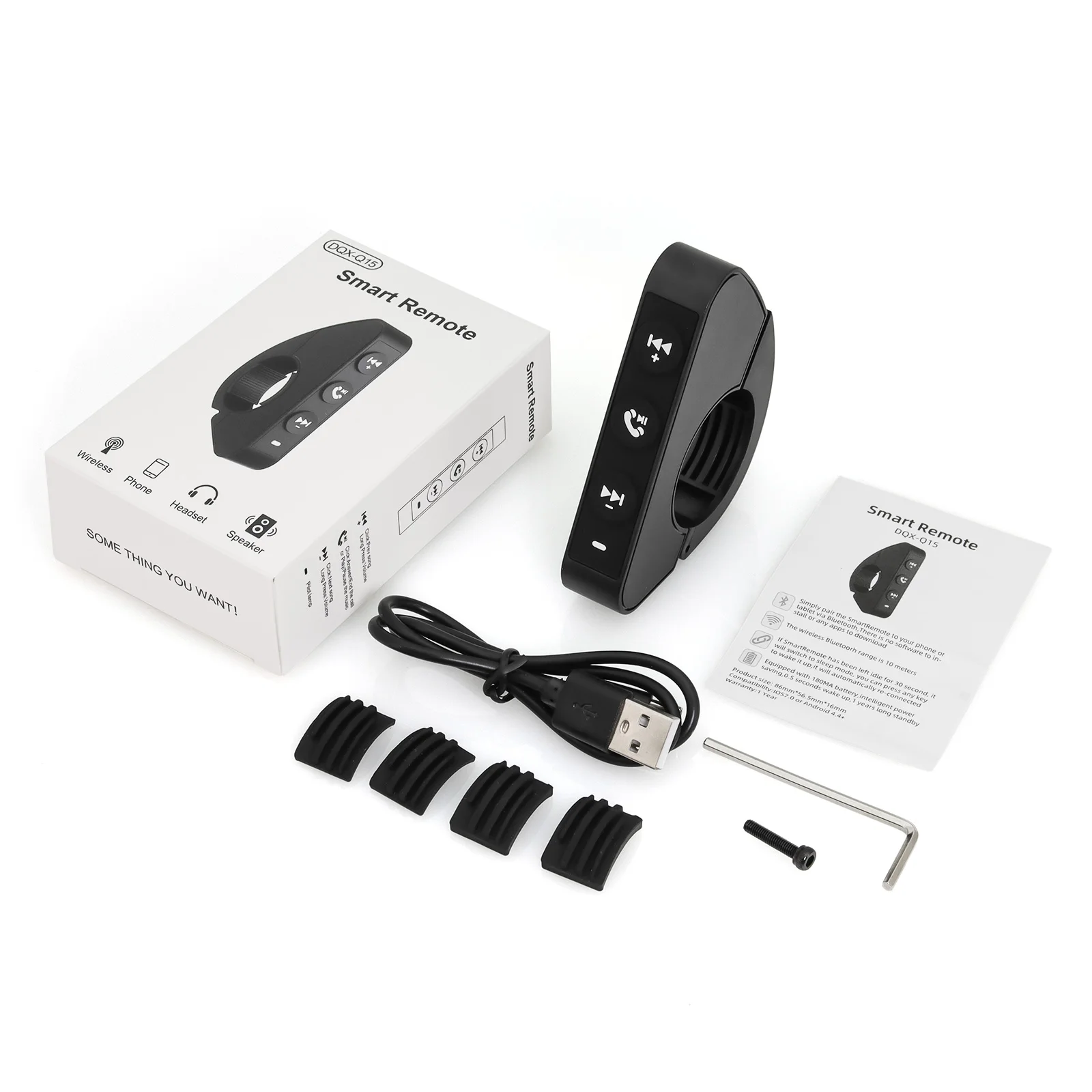 

Bluetooth-совместимый пульт дистанционного управления на руль мотоцикла, медиаконтроллер на руль, переключатель на руле для iPhone и Android