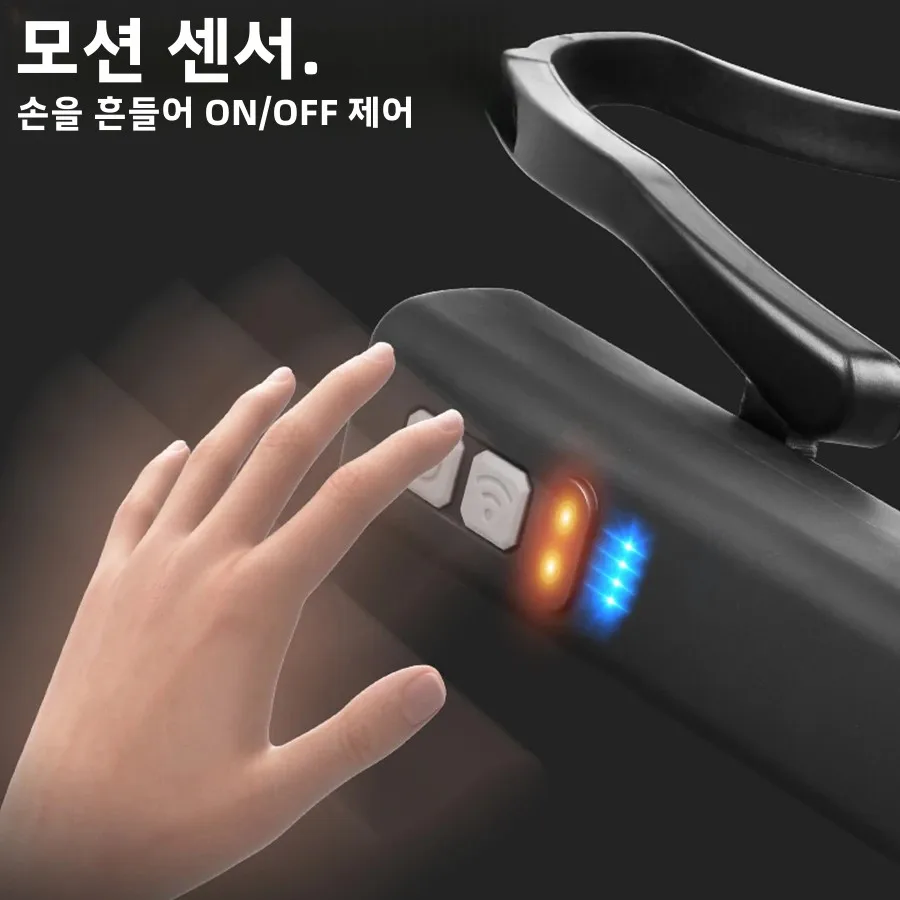2025년형 귀걸이형 헤드램프, 1000루멘 모션센서 LED 헤드라이트, 핸즈프리 캠핑, 러닝, 수리 작업을 위한 3가지 모드 조명