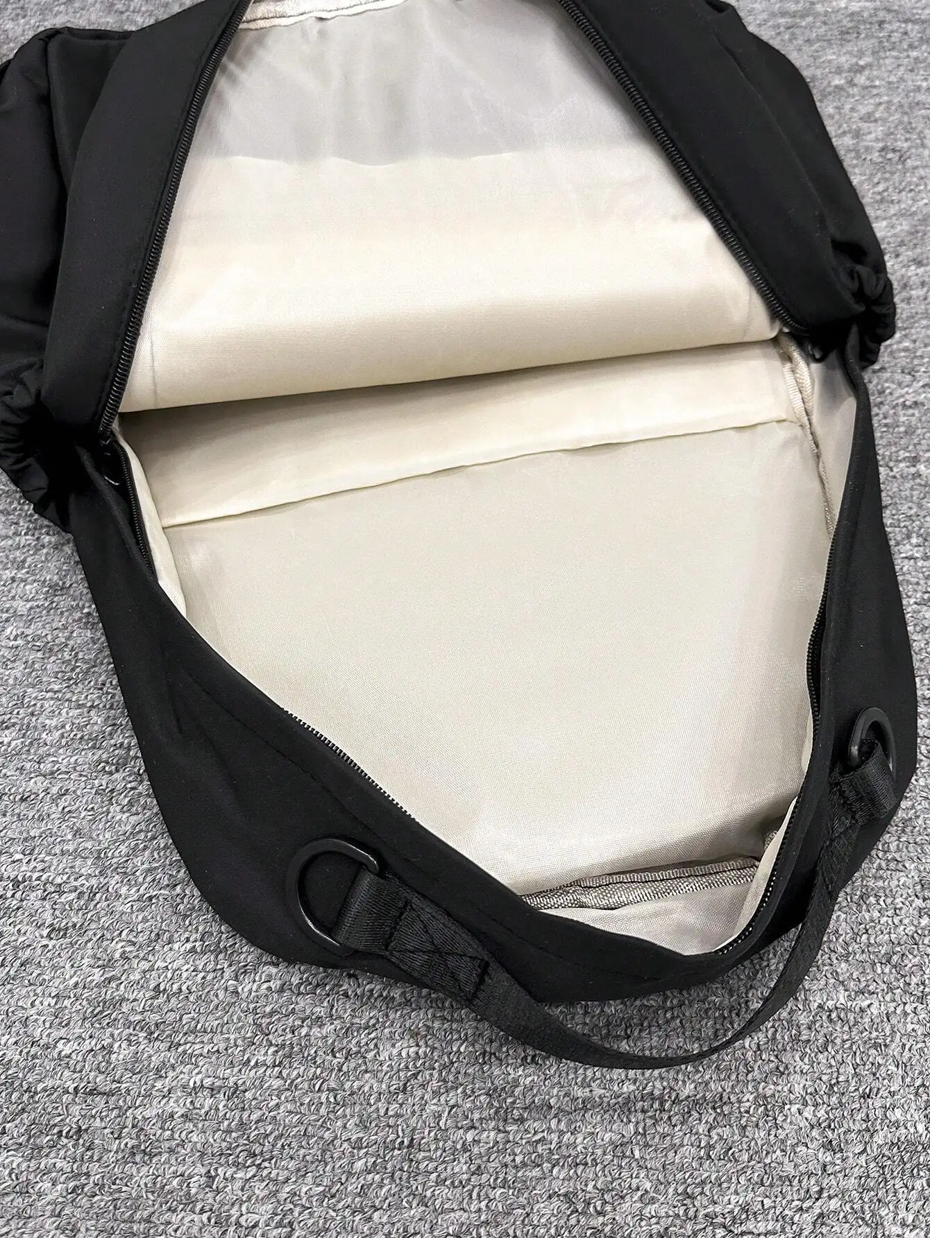 1 Pc Bear Pendant Decorated Large Capacity Backpack for Girls Daily School Outing